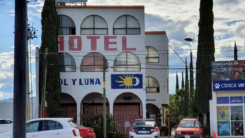 Khách sạn Sol y Luna ở thành phố Matehuala, nơi vụ bắt cóc diễn ra.