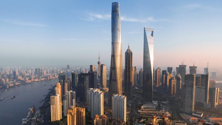 Tháp Thượng Hải, tòa nhà cao thứ hai thế giới.