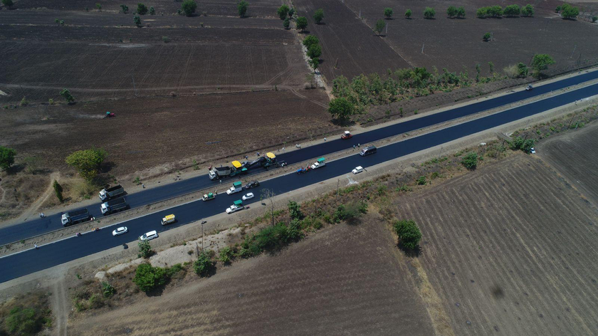 Đường cao tốc giữa hai thành phố Amravati và Akola được hoàn thành trong 5 ngày.