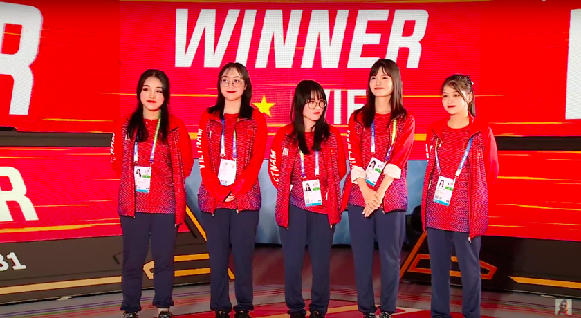 Đội tuyển nữ Việt Nam giành về 3 thắng lợi trên 4 trận đấu trong vòng bảng. 