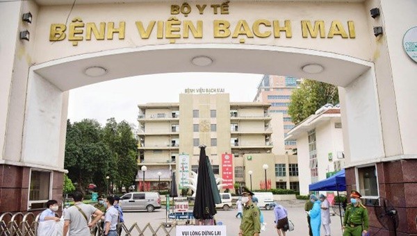 Bệnh viện Bạch Mai, một trong 5 cơ sở y tế được Công ty Trường Sinh cung cấp dịch vụ