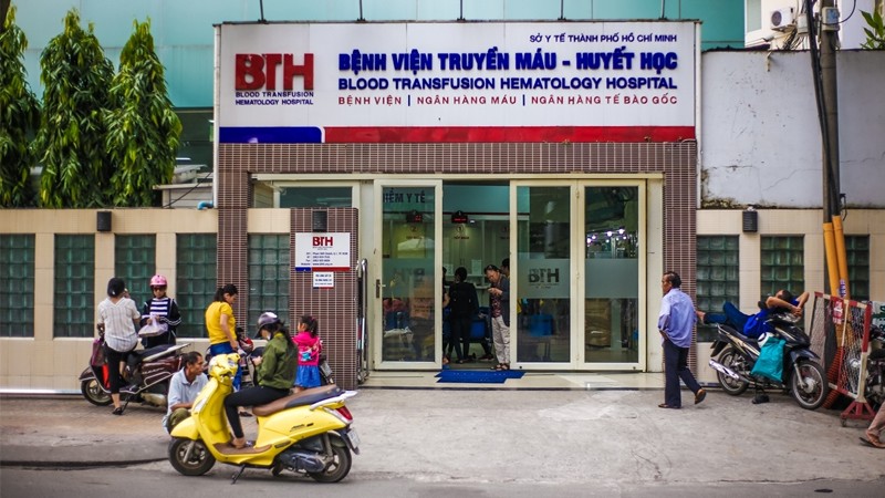 Bệnh viện Truyền máu - Huyết học TPHCM. Ảnh: VOV
