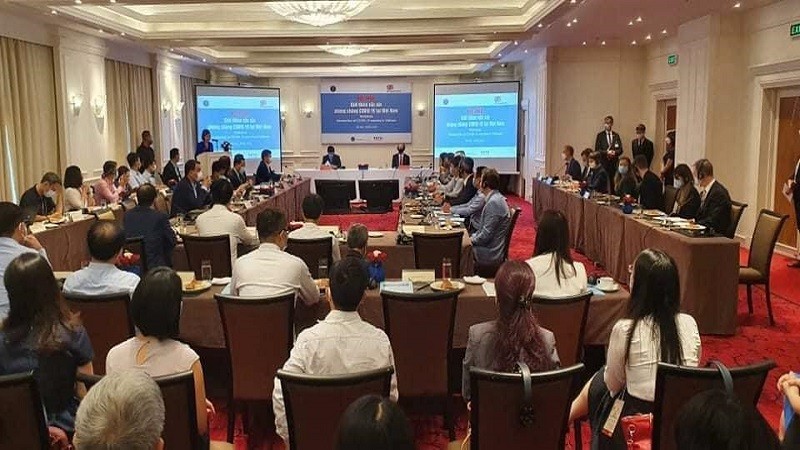 Hội thảo giới thiệu vắc xin phòng chống Covid-19 tại Việt Nam.