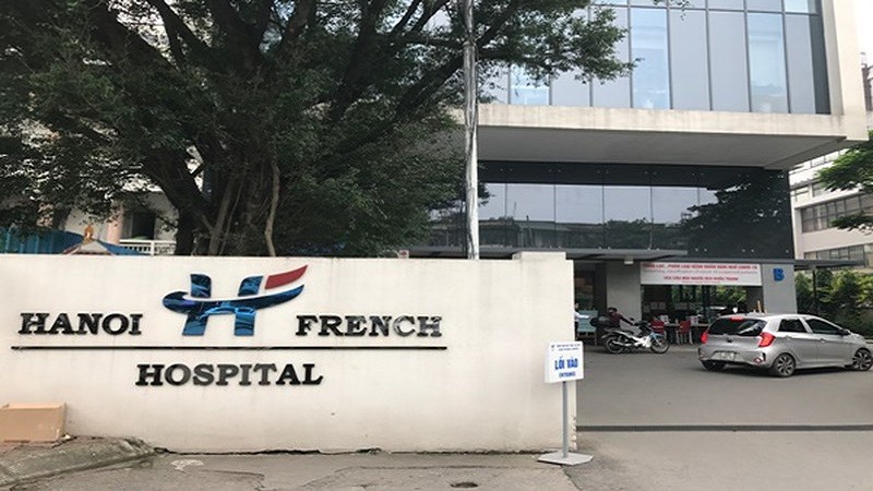 Bệnh viện Việt Pháp nơi xảy ra sự việc.