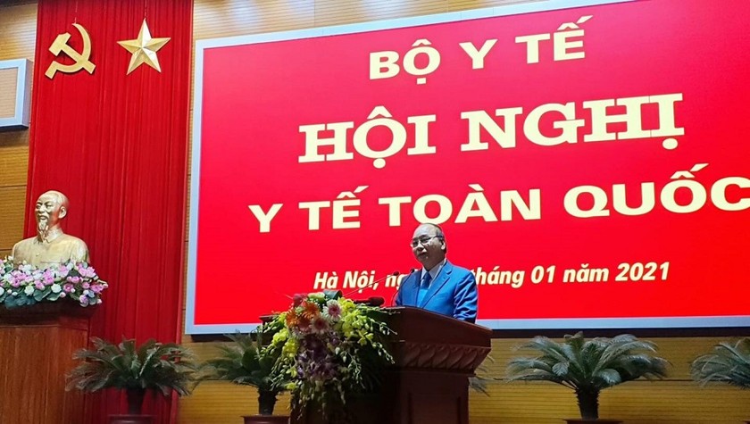 Thủ tướng phát biểu tại hội nghị. 