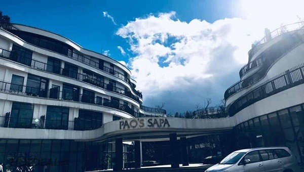 Khách sạn Pao’s Sa Pa đã được phong tỏa và tiến hành phun khử khuẩn toàn bộ khuôn viên, các phòng nghỉ.