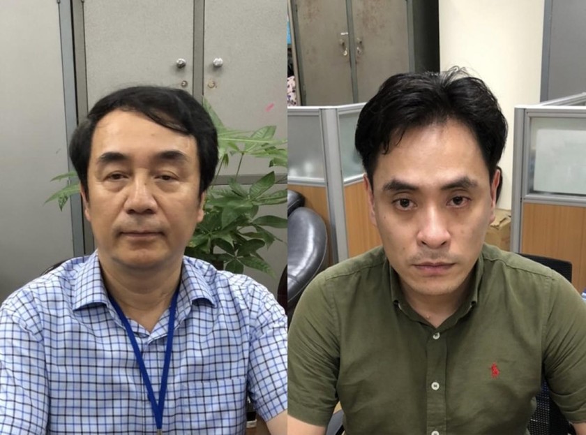 Bộ Công an quyết định bắt tạm giam bị can Trần Hùng và Nguyễn Duy Hải. Ảnh: Bộ Công an.