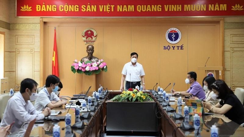 Thứ trưởng Đỗ Xuân Tuyên chủ trì cuộc họp trực tuyến với các tỉnh Tây Nam Bộ ngày 10/9. (Ảnh: Dũng Nhiên)