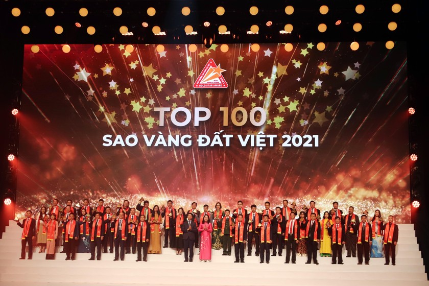  Traphaco được vinh danh Top 100 Sao Vàng Đất Việt năm 2021.