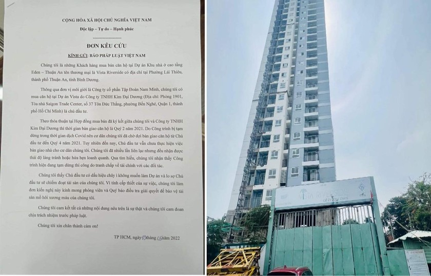 Dự án Eden - Thuận An tạm dừng thi công từ ngày 28/3/2022 