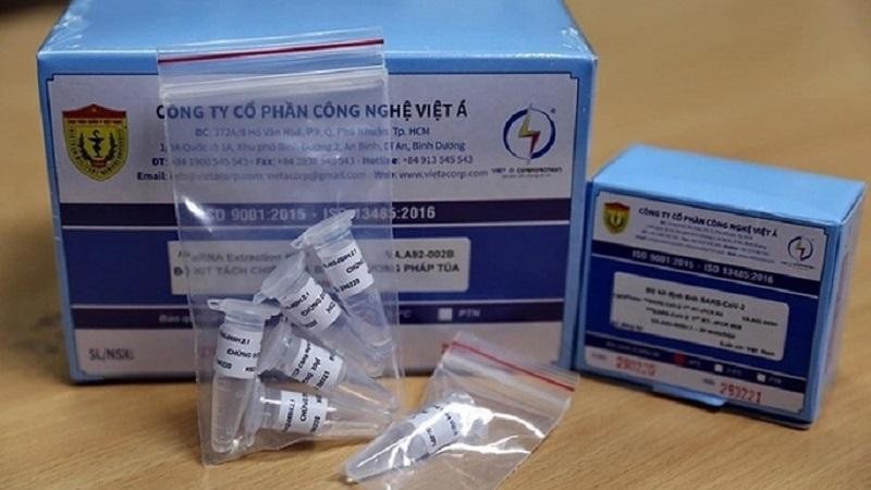 Kit test của Công ty Việt Á.. 