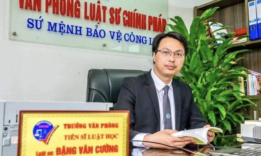 Tiến sĩ, luật sư Đặng Văn Cường (đoàn luật sư TP Hà Nội)