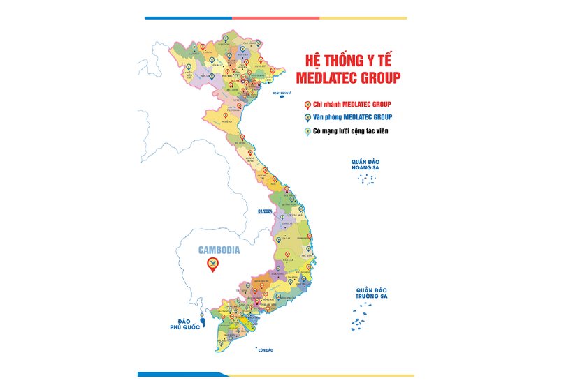Hệ thống Y tế MEDLATEC là đơn vị có độ phủ lớn nhất toàn quốc.
