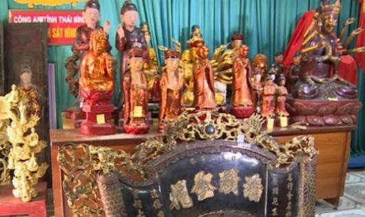Công an Thái Bình bắt 6 đối tượng chuyên đột nhập đền, chùa