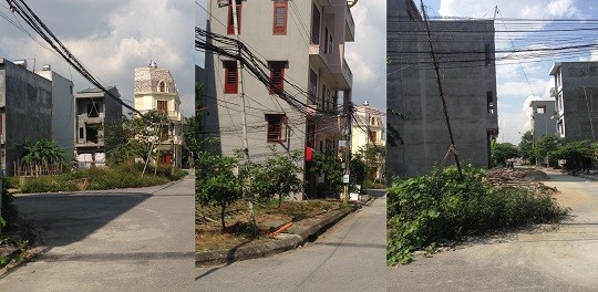 Hải Dương: Dân khu đô thị mới phải tự trồng cột tre kéo điện về nhà