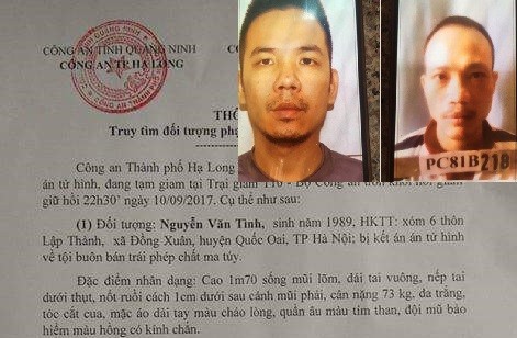 2 tử tù trốn khỏi phòng biệt giam xuất hiện tại TP Hạ Long?