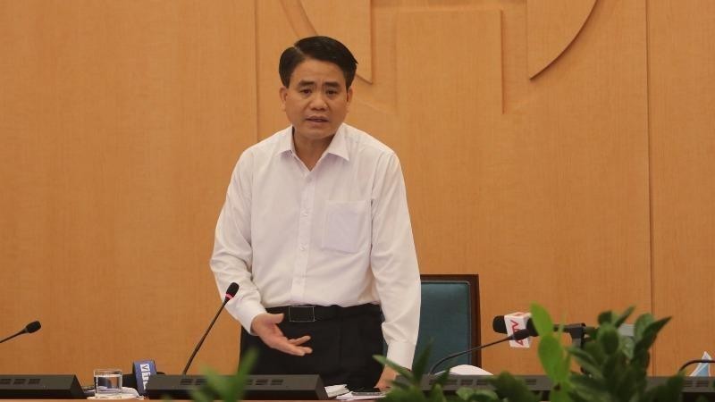 Chủ tịch UBND TP Hà Nội kết luận cuộc họp.