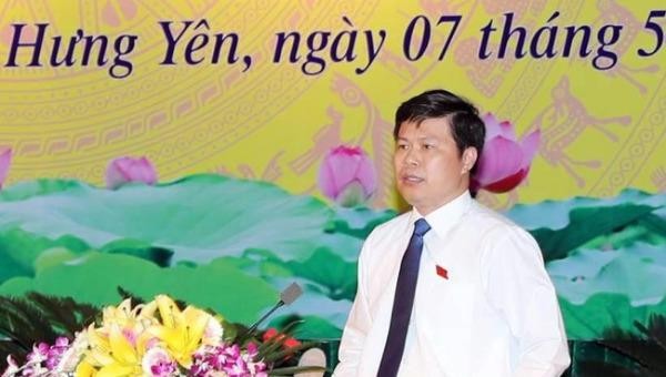 Tân Chủ tịch HĐND tỉnh Hưng Yên Trần Quốc Toản.