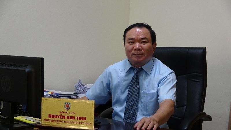 Phó Bí thư Thường trực Đảng ủy Bộ Tư pháp Nguyễn Kim Tinh.