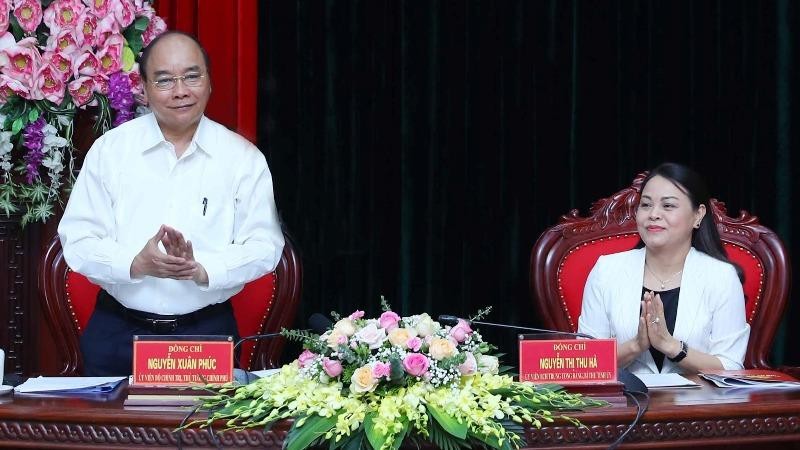 Thủ tướng Nguyễn Xuân Phúc tại buổi làm việc với Ninh Bình.