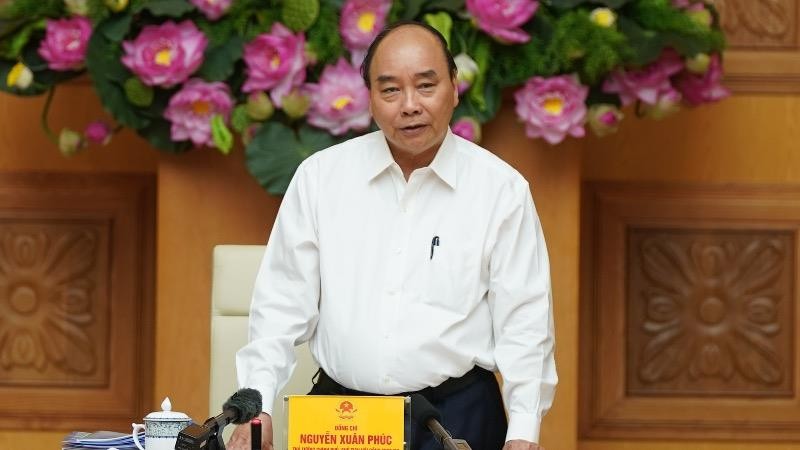 Thủ tướng Nguyễn Xuân Phúc phát biểu tại cuộc họp Hội đồng Thi đua-Khen thưởng Trung ương.