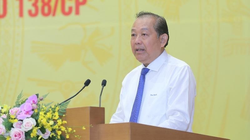 Phó Thủ tướng Thường trực Trương Hòa Bình phát biểu khai mạc Hội nghị
