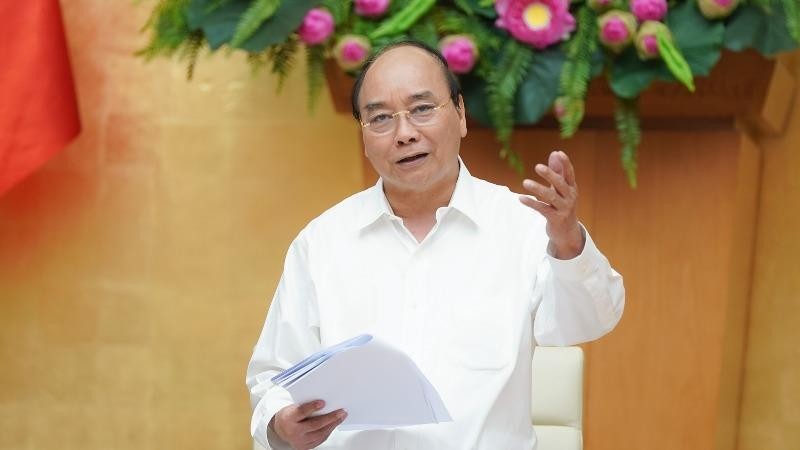 Thủ tướng Nguyễn Xuân Phúc phát biểu tại buổi làm việc với lãnh đạo tỉnh Đắk Nông.