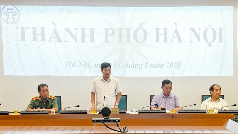 Phó Chủ tịch UBND thành phố Ngô Văn Quý kết luận phiên họp.