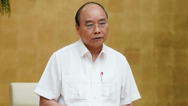 Thủ tướng Nguyễn Xuân Phúc khai mạc cuộc họp chiều 12/8.