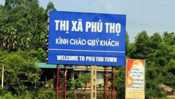 Cổng chào thị xã Phú Thọ. (Ảnh minh họa)