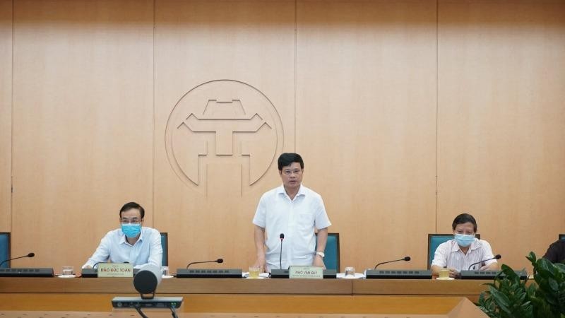 Phó Chủ tịch UBND thành phố Ngô Văn Quý kết luận phiên họp chiều 19/8.