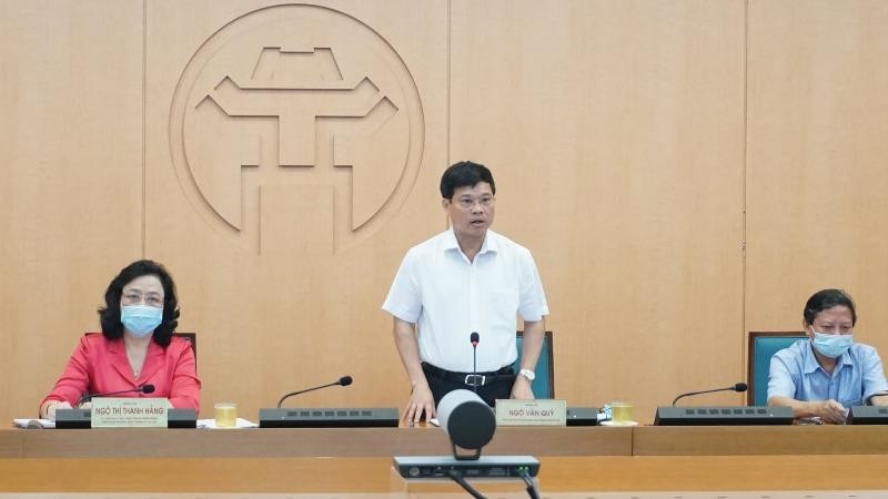 Phó Chủ tịch UBND thành phố Hà Nội kết luận phiên họp.
