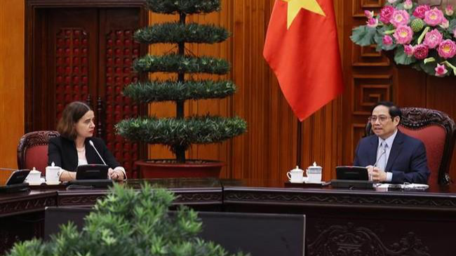 Thủ tướng Phạm Minh Chính tiếp Đại sứ Australia.