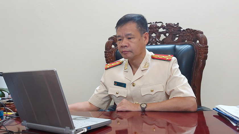 Đại tá Lê Trọng Sáu - Trưởng phòng Tham mưu, Công an tỉnh Lạng Sơn.