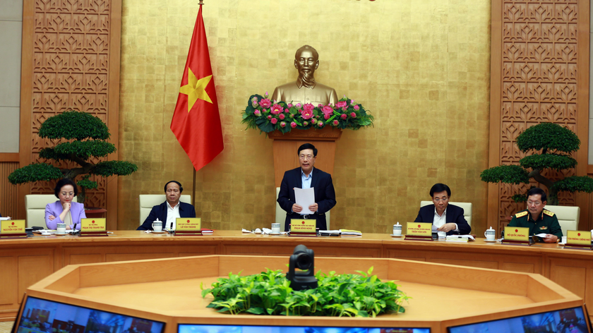 Phó Thủ tướng Thường trực Chính phủ Phạm Bình Minh đã chủ trì Hội nghị.