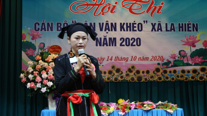 Hội thi cán bộ "Dân vận khéo" xã La Hiên, Thái Nguyên năm 2020. (Ảnh minh họa)