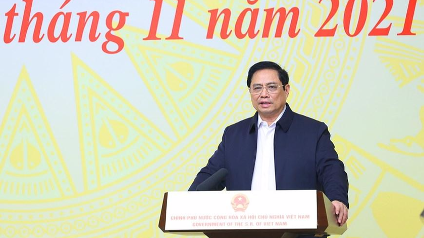 Thủ tướng Phạm Minh Chính phát biểu khai mạc Phiên họp.