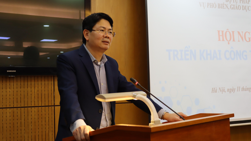 Thứ trưởng Nguyễn Thanh Tịnh phát biểu chỉ đạo Hội nghị.
