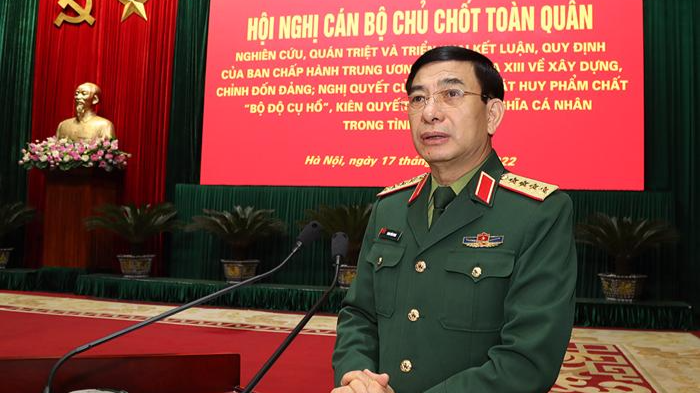 Bộ trưởng Phan Văn Giang giới thiệu Kết luận, Quy định của Trung ương Đảng về xây dựng, chỉnh đốn Đảng.