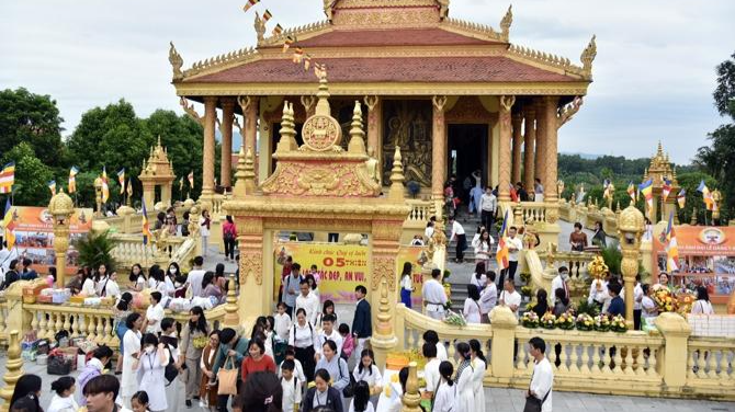 Tết Chôl Chnăm Thmây là dịp lễ thiêng liêng của người Khmer. (Ảnh minh họa)