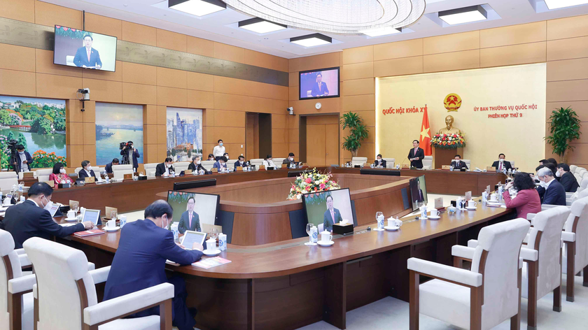 Quang cảnh Phiên họp thứ 9 (tháng 3/2022).