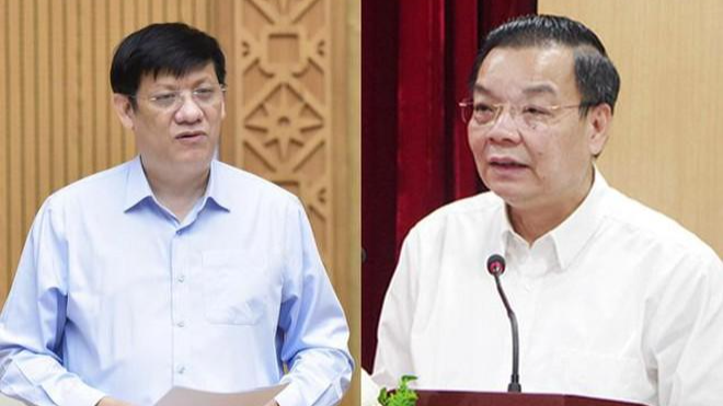 Bộ trưởng Bộ Y tế Nguyễn Thanh Long và Chủ tịch UBND TP Hà Nội Chu Ngọc Anh bị đề nghị xem xét, thi hành kỷ luật.