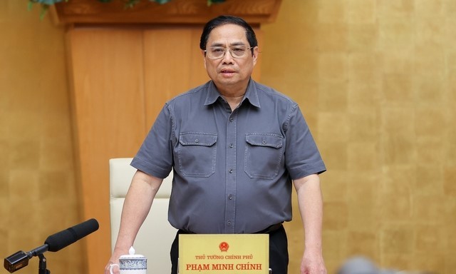 Thủ tướng Phạm Minh Chính chủ trì phiên họp Chính phủ chuyên đề về xây dựng pháp luật tháng 11/2022.