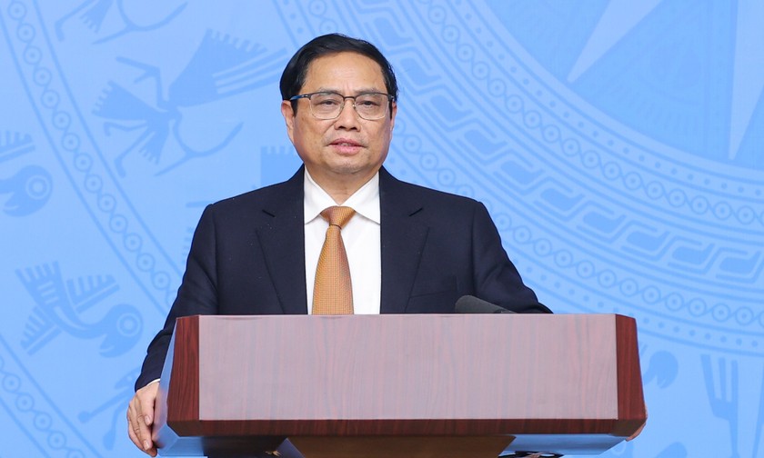 Thủ tướng Phạm Minh Chính phát biểu kết luận phiên họp Ban Chỉ đạo.
