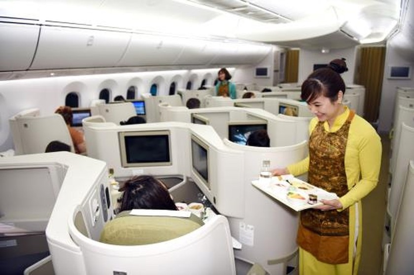 Khách hàng sẽ có thêm nhiều trải nghiệm cực "chất" ở khoang Thương gia trên các chuyến bay của Vietnam Airlines