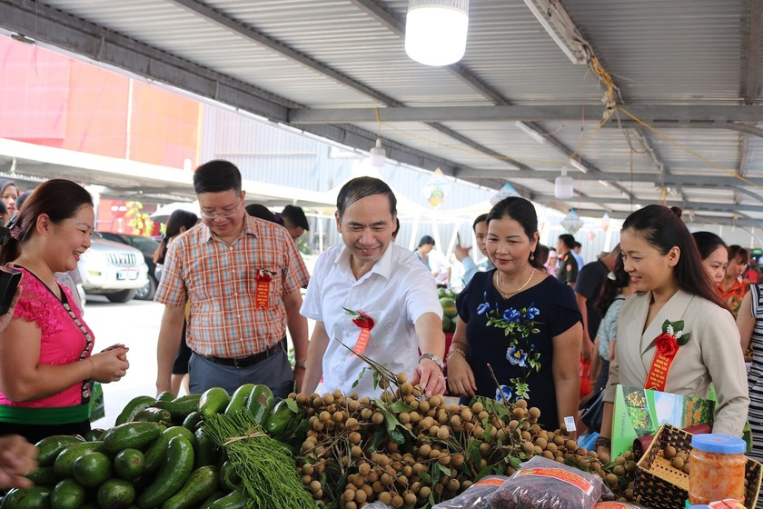 Các mặt hàng nông sản tỉnh Sơn La thu hút được sự quan tâm của người tiêu dùng
