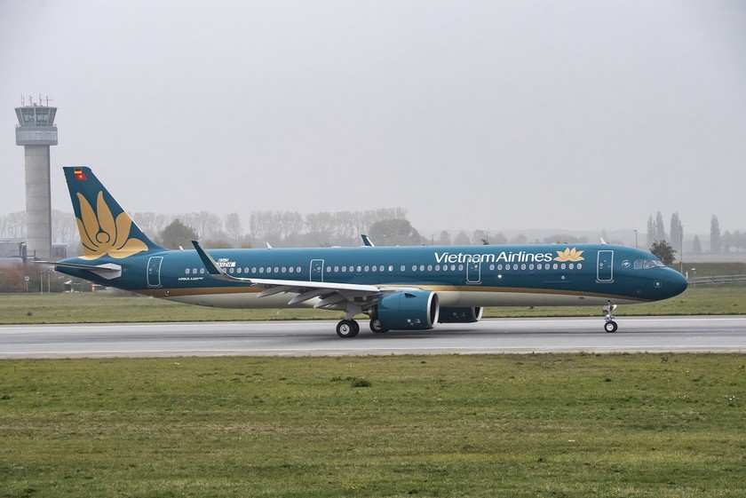 Các chuyến bay của Vietnam Airlines và Jetstar Pacific từ sân bay Hongkong vẫn khởi hành đúng giờ. Ảnh minh họa