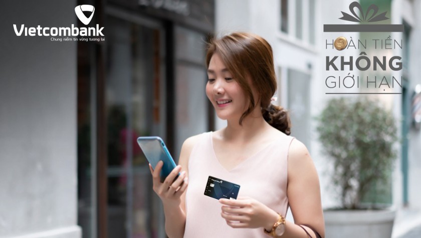Với nhiều ưu đãi, thẻ tín dụng của Vietcombank đang được đánh giá là loại thẻ hoàn tiền tốt nhất thị trường
