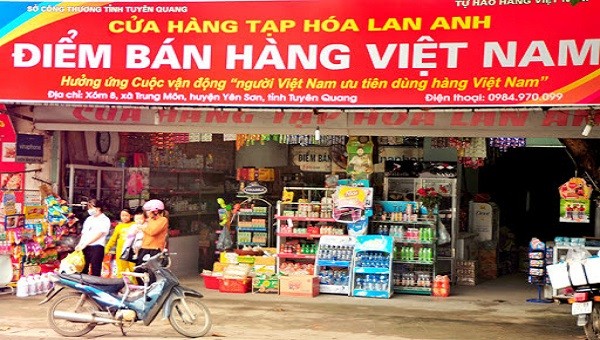 Điểm bán Tự hào hàng Việt Nam đã xuất hiện gần khắp Việt Nam