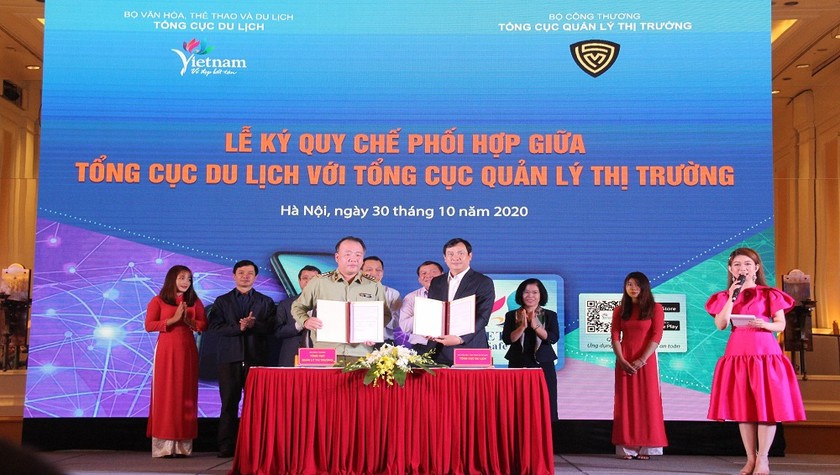 Tổng cục trưởng Trần Hữu Linh và Nguyễn Trùng Khánh ký quy chế phối hợp.